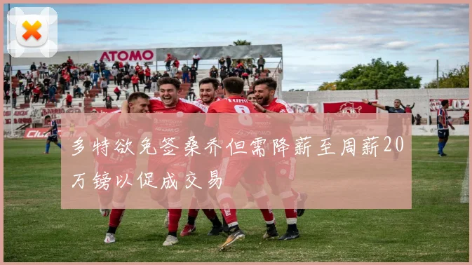 多特欲免签桑乔但需降薪至周薪20万镑以促成交易
